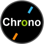 chrono watch face android application logo